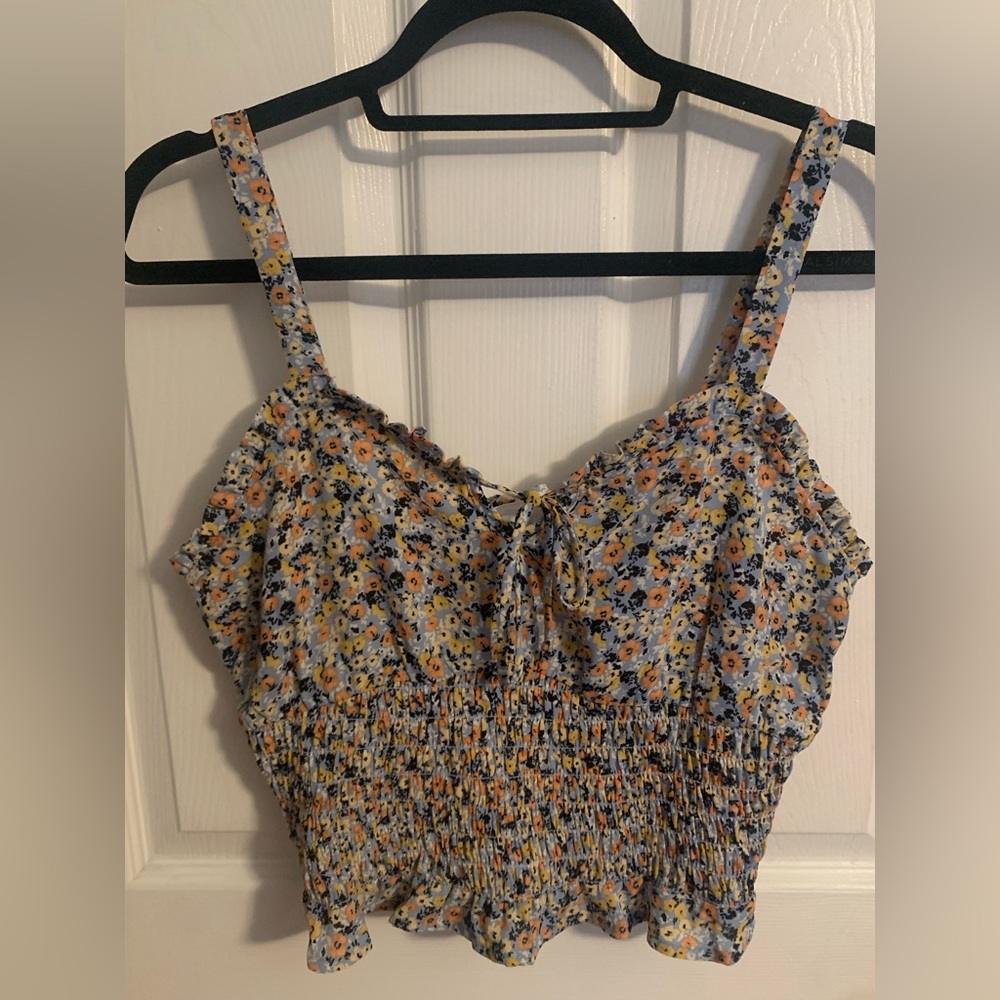 Floral Cropped Top